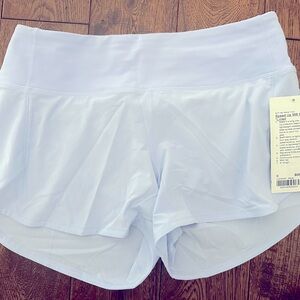 Lululemon Speed Up Mid Rise Shorts 4 inch